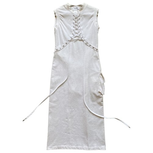 Pre-owned Dior Mini Dress In White