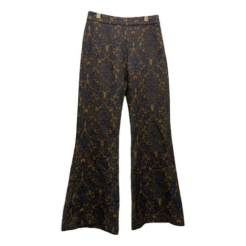 Pre-owned Vivetta Trousers In Blue