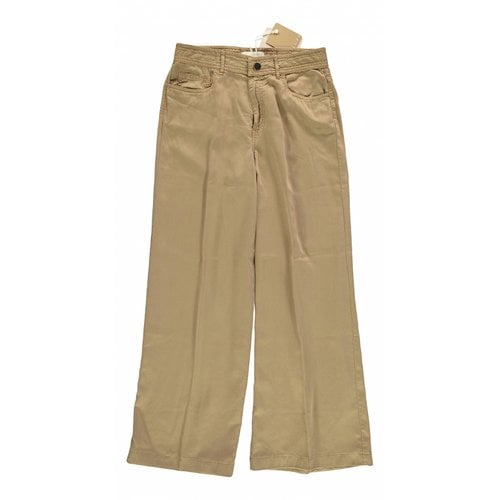 Pre-owned I Blues Large Pants In Beige