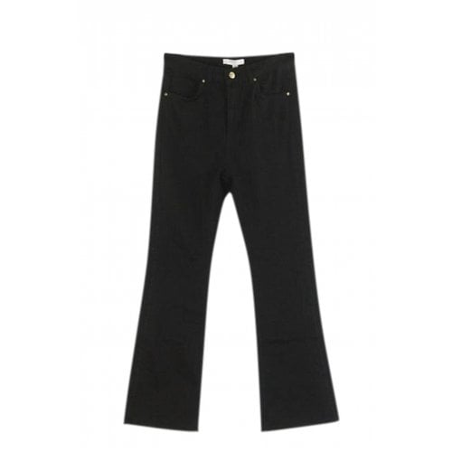 Pre-owned Lk Bennett Straight Jeans In Black