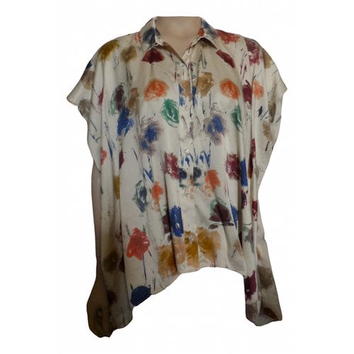 Pre-owned Kenzo Silk Shirt In Multicolour