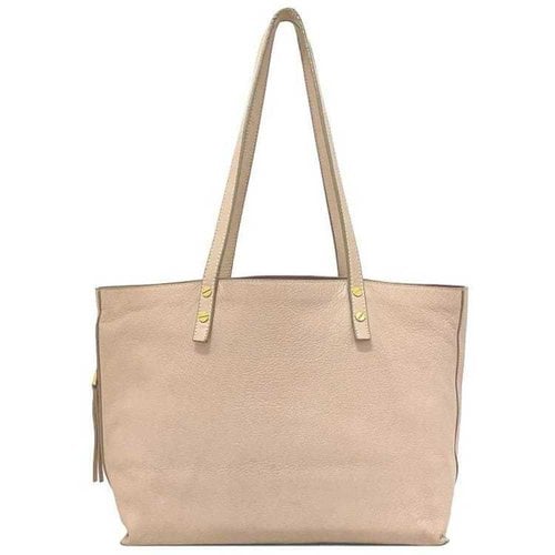 Pre-owned Chloé Leather Tote In Pink