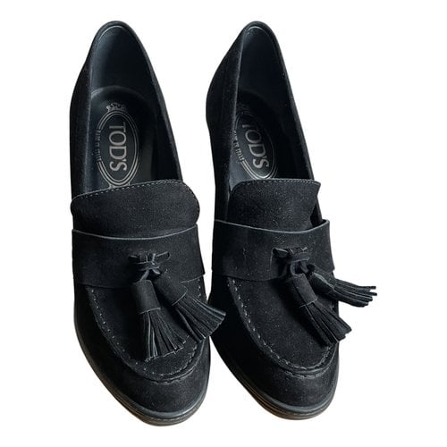 Pre-owned Tod's Heels In Black