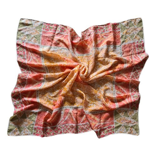 Pre-owned Lanvin Silk Handkerchief In Orange