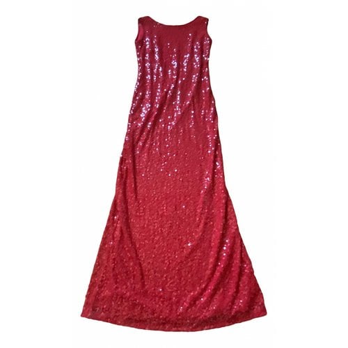 Pre-owned Jenny Packham Maxi Dress In Red