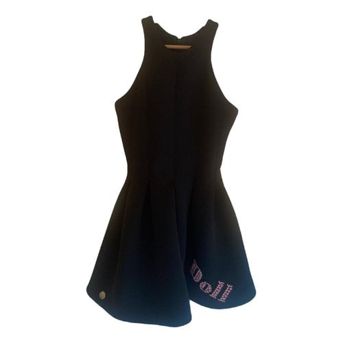 Pre-owned Philipp Plein Mini Dress In Black