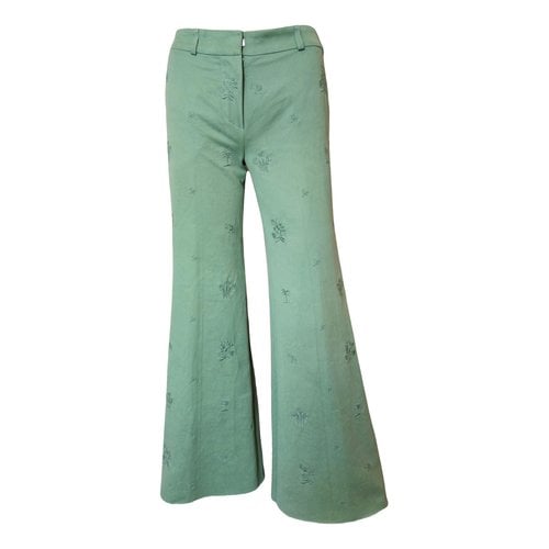 Pre-owned Chloé Large Pants In Green