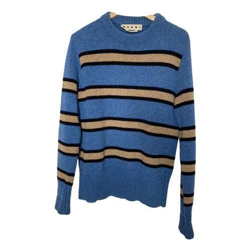 Pre-owned Marni Wool Sweatshirt In Blue