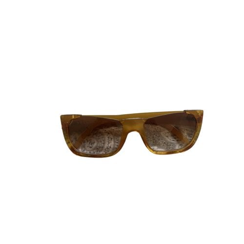 Pre-owned Dior Sunglasses In Yellow