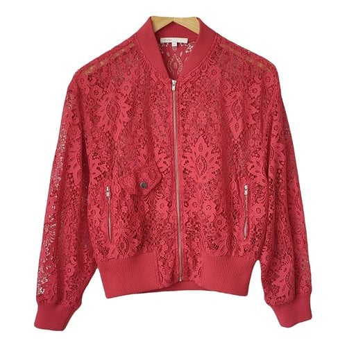 Pre-owned Maje Jacket In Red