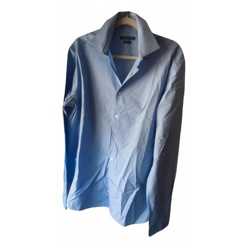 Pre-owned John Varvatos Shirt In Blue