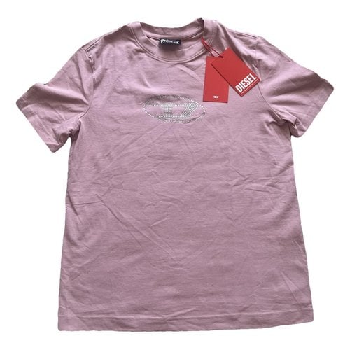 Pre-owned Diesel T-shirt In Pink