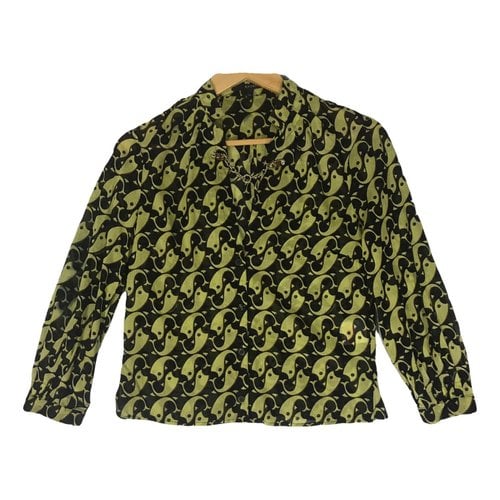 Pre-owned Gucci Blouse In Green