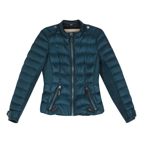 Pre-owned Burberry Jacket In Turquoise