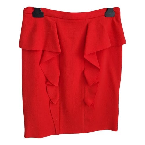 Pre-owned Emilio Pucci Mini Skirt In Red