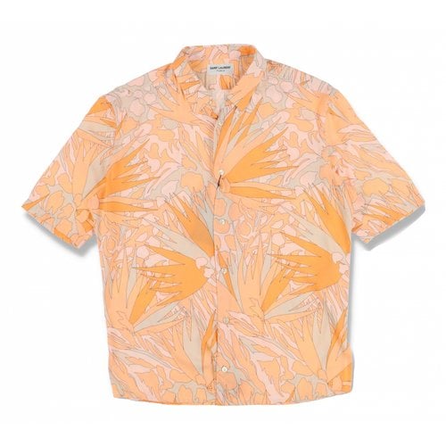 Pre-owned Saint Laurent Shirt In Orange