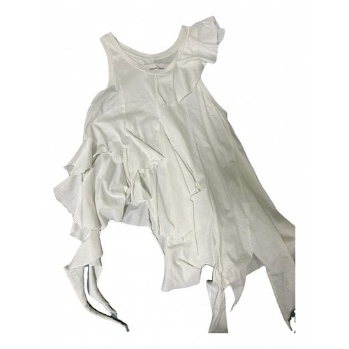 Pre-owned Marques' Almeida Vest In White