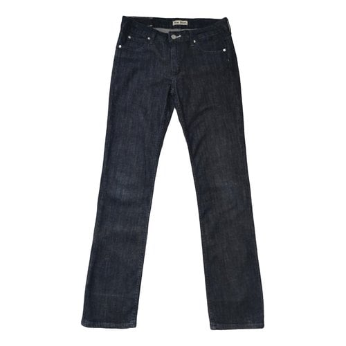Pre-owned Acne Studios Hex Straight Jeans In Navy