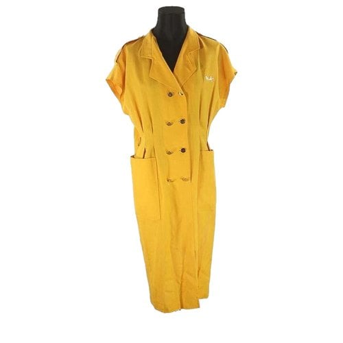 Pre-owned Weill Mid-length Dress In Yellow