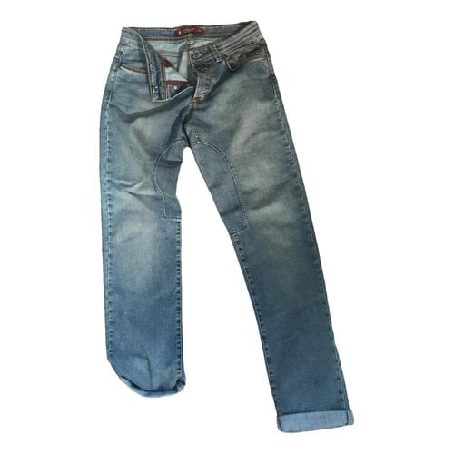 Pre-owned Siviglia Straight Jeans In Blue