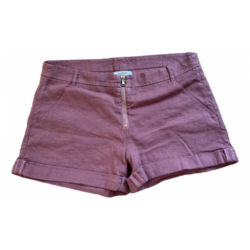 Pre-owned Ba&sh Mini Short In Purple