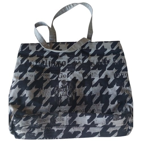 Pre-owned Galliano Tote In Grey