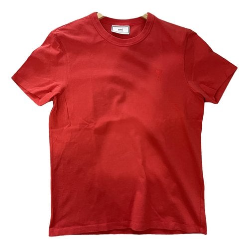 Pre-owned Ami Alexandre Mattiussi T-shirt In Red