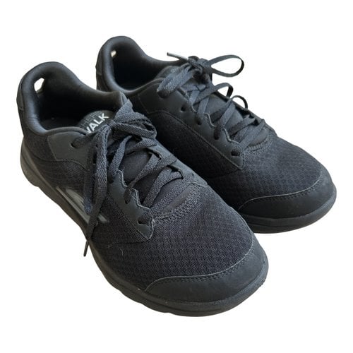 Pre-owned Skechers Lace Ups In Black