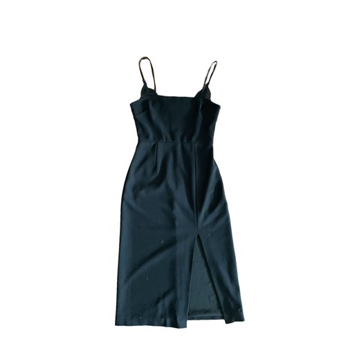 Pre-owned Finders Keepers Mid-length Dress In Black