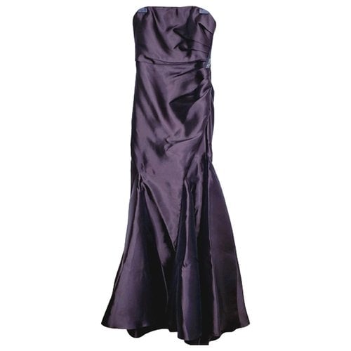 Pre-owned Badgley Mischka Maxi Dress In Brown