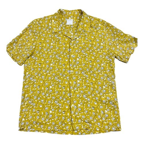 Pre-owned Sandro Spring Summer 2019 Shirt In Yellow