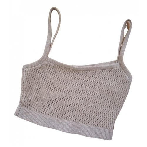 Pre-owned Isa Boulder Camisole In Beige