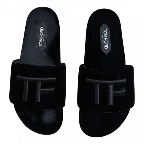 Pre-owned Tom Ford Sandals In Black