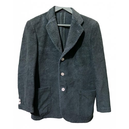 Pre-owned Burberry Wool Blazer In Green