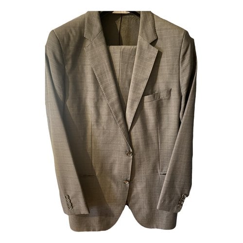 Pre-owned Hugo Boss Suit In Grey