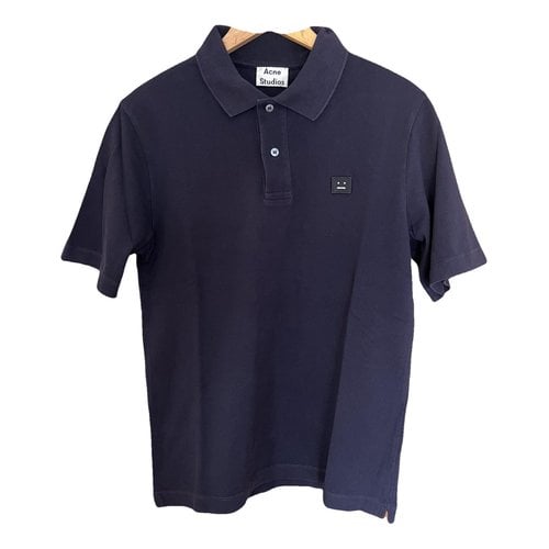 Pre-owned Acne Studios Polo Shirt In Blue