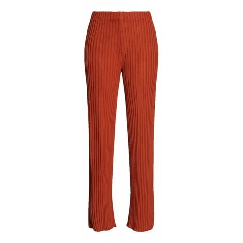Pre-owned Simon Miller Trousers In Orange