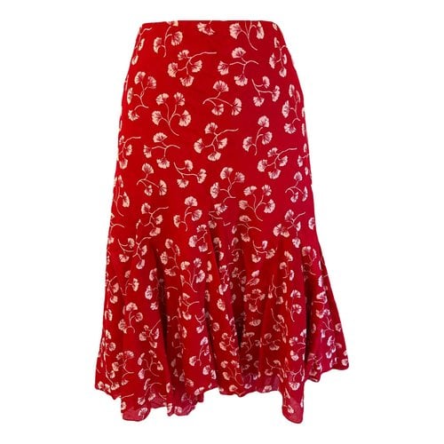 Pre-owned Lauren Ralph Lauren Mid-length Skirt In Red