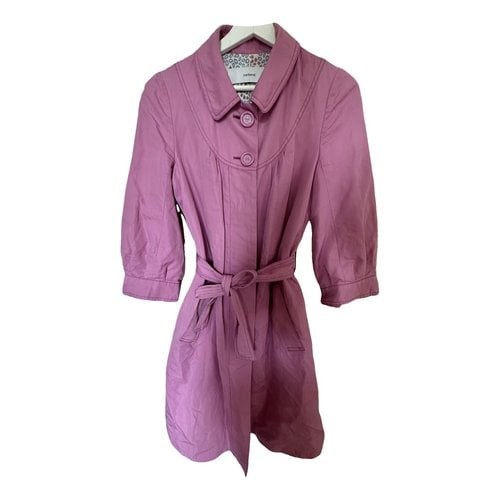 Pre-owned Cacharel Trench Coat In Pink