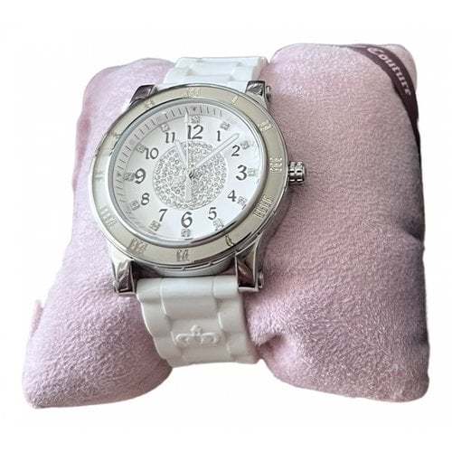 Pre-owned Juicy Couture Silver Watch In White