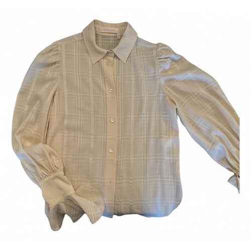 Pre-owned See By Chloé Blouse In Ecru