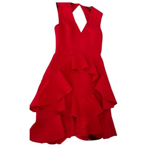 Pre-owned Rebecca Vallance Mini Dress In Red