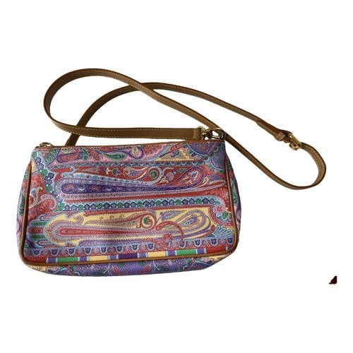 Pre-owned Etro Leather Crossbody Bag In Multicolour