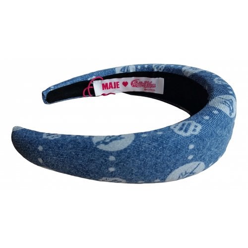 Pre-owned Maje Hair Accessory In Blue