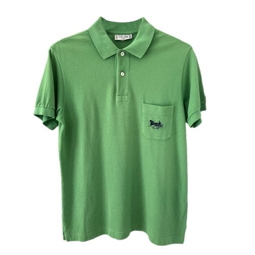 Pre-owned Celine Polo In Green