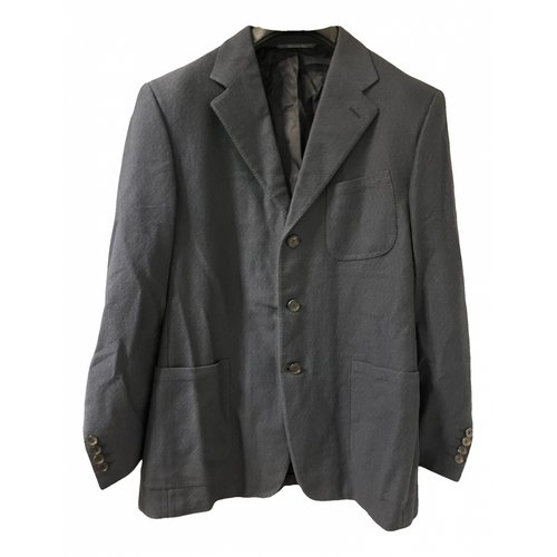 Pre-owned Dior Silk Suit In Navy