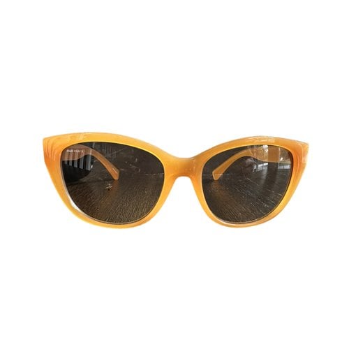 Pre-owned Coach Sunglasses In Yellow