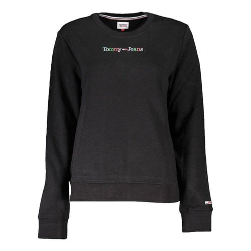 Pre-owned Tommy Hilfiger Sweatshirt In Black