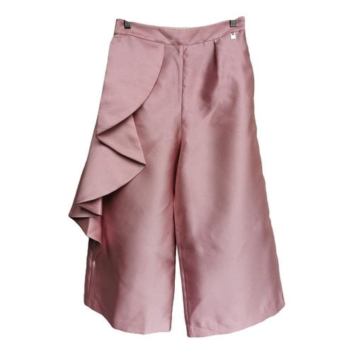 Pre-owned Ted Baker Large Pants In Pink