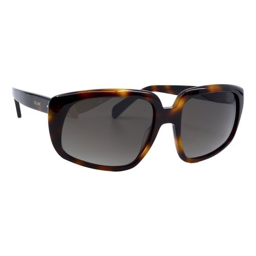 Pre-owned Celine Oversized Sunglasses In Brown